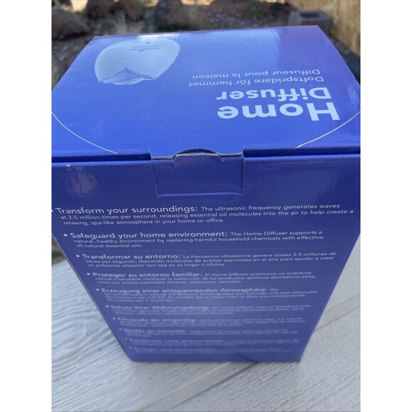 Young Living Purple ROSE TULIP Ultrasonic Home Aroma Essential Oils Diffuser NEW - Picture 2 of 3